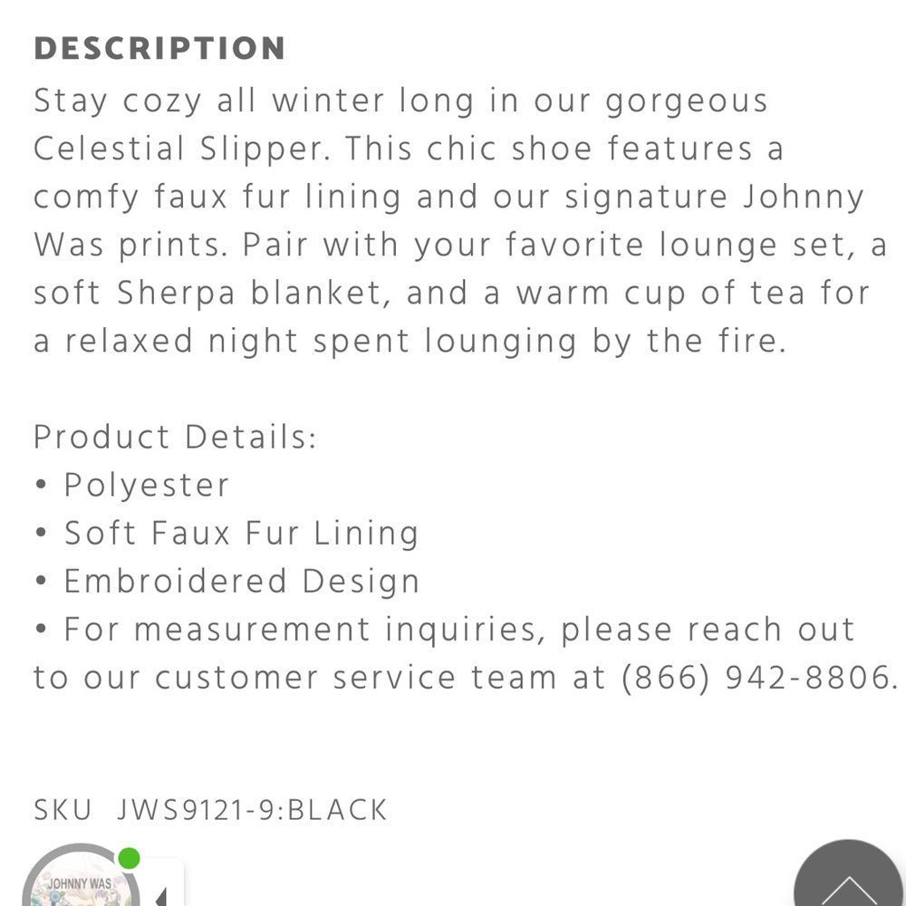 NEW JOHNNY WAS CELESTIAL SLIPPERS - Picture 8 of 8